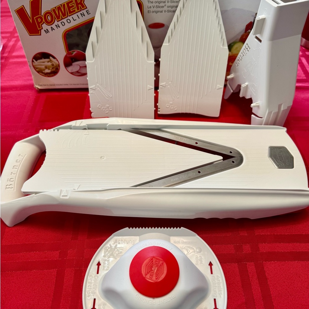Borner V-Power Mandoline Slicer - White